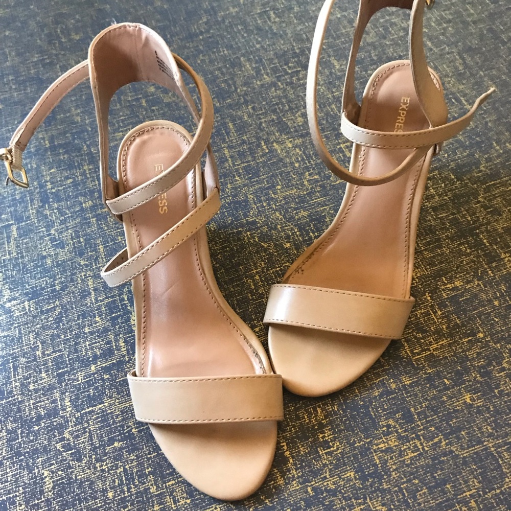 Nude Wedges by Express